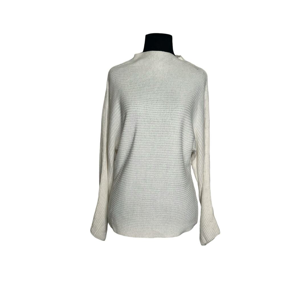 Philosophy creamy white dolman sleeves sweater size Small